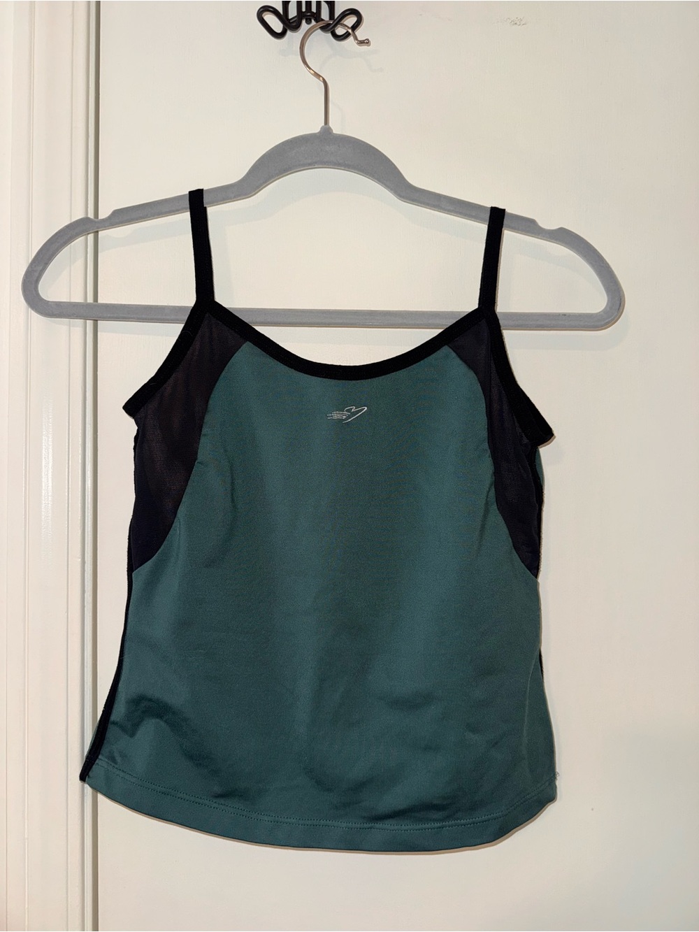 Y2K Athletic Tank Top - Teal/Black